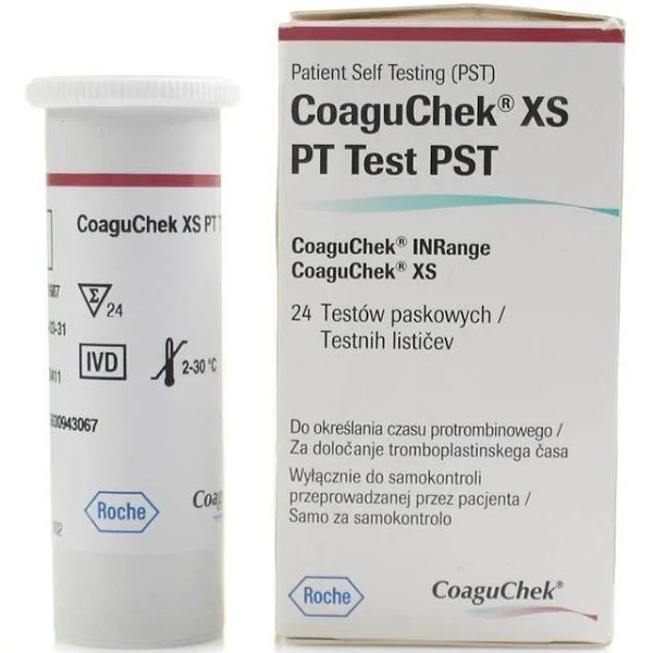 CoaguChek XS PT Test 24ct Strips EXPIRATION 10-31-2027 CoaguChek XS PT Test 24ct Strips EXPIRATION 10-31-2027