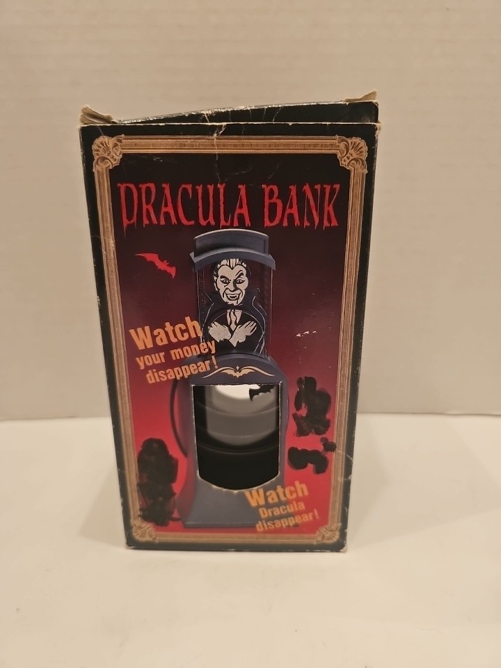 Tenyo Magic Trick Dracula Bank Disappearing Coins English Box 1993 Collectible Tenyo Magic Trick Dracula Bank Disappearing Coins English Box 1993 Collectible
