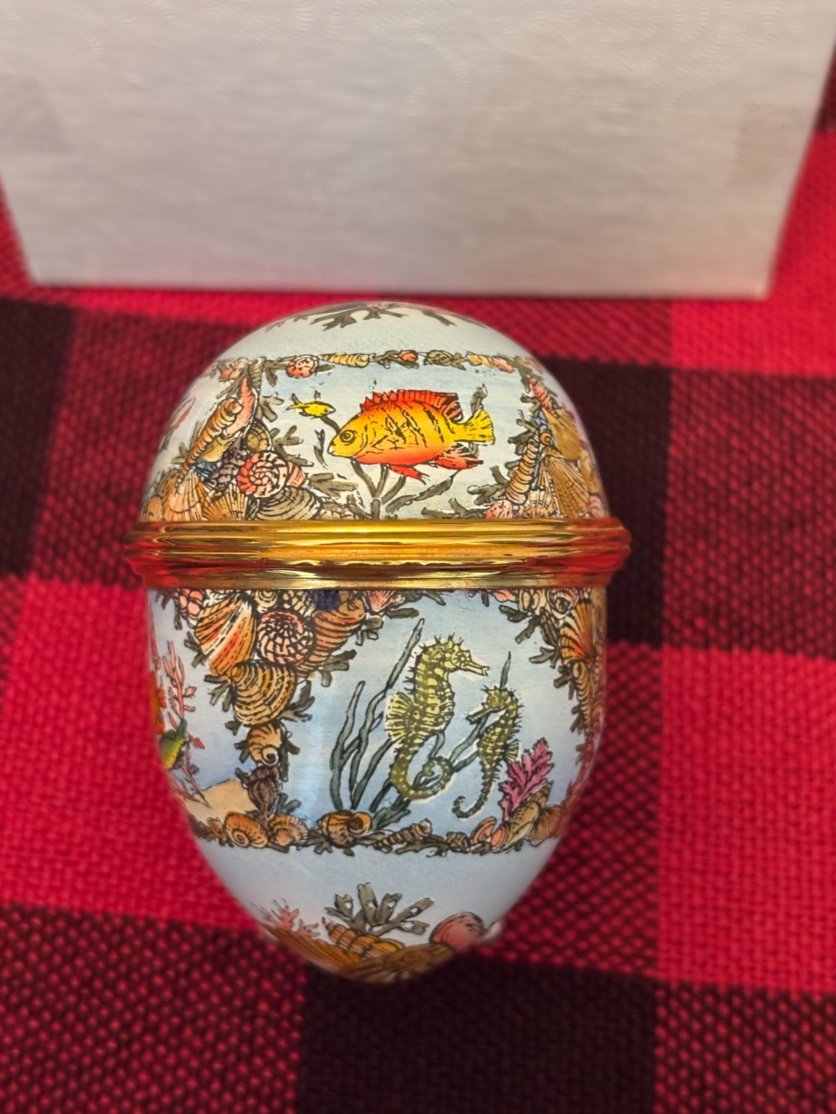 Halcyon Enamel Enamel Egg \