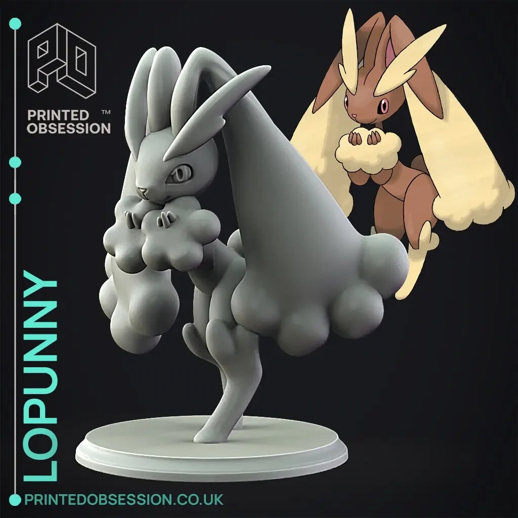 Lopunny Resin Figure / Statue various sizes