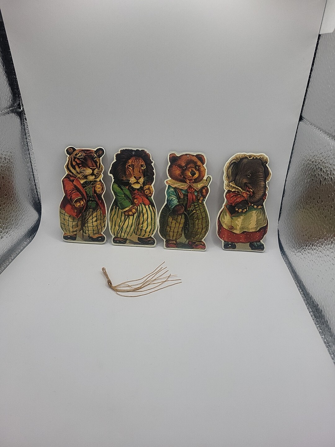 Wild Circus Animal Hanging Ornaments 16 Lions Tiger Bears Shackman