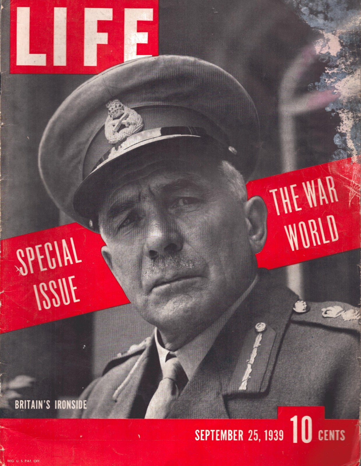 VTG Life Magazine September 25, 1939 Britian’s General Ironside / WWII VTG Life Magazine September 25, 1939 Britian’s General Ironside / WWII