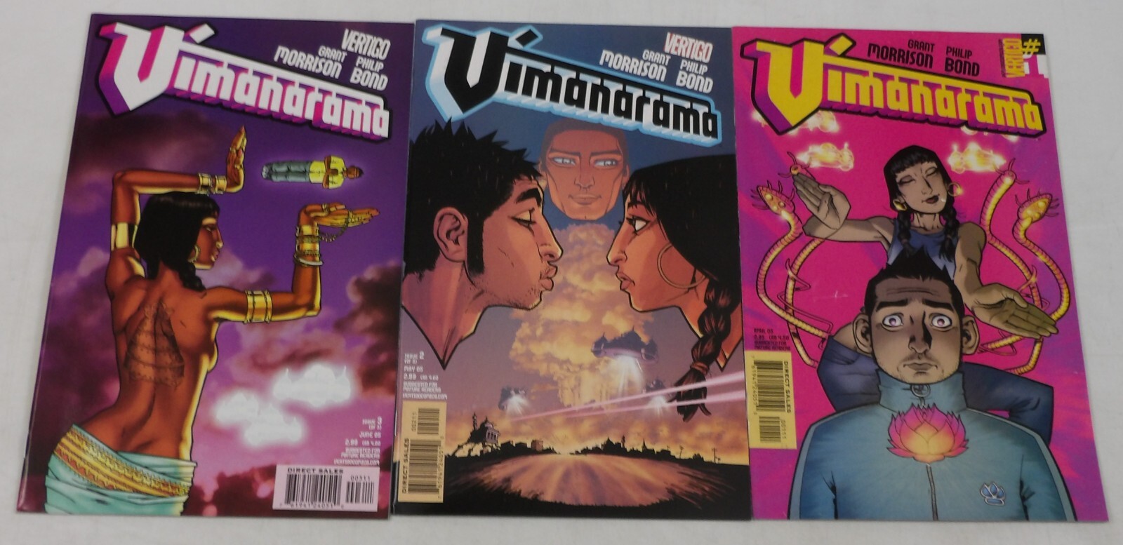 Vimanarama #1-3 VF/NM complete series - Grant Morrison - Vertigo Comics set 2 Vimanarama #1-3 VF/NM complete series - Grant Morrison - Vertigo Comics set 2