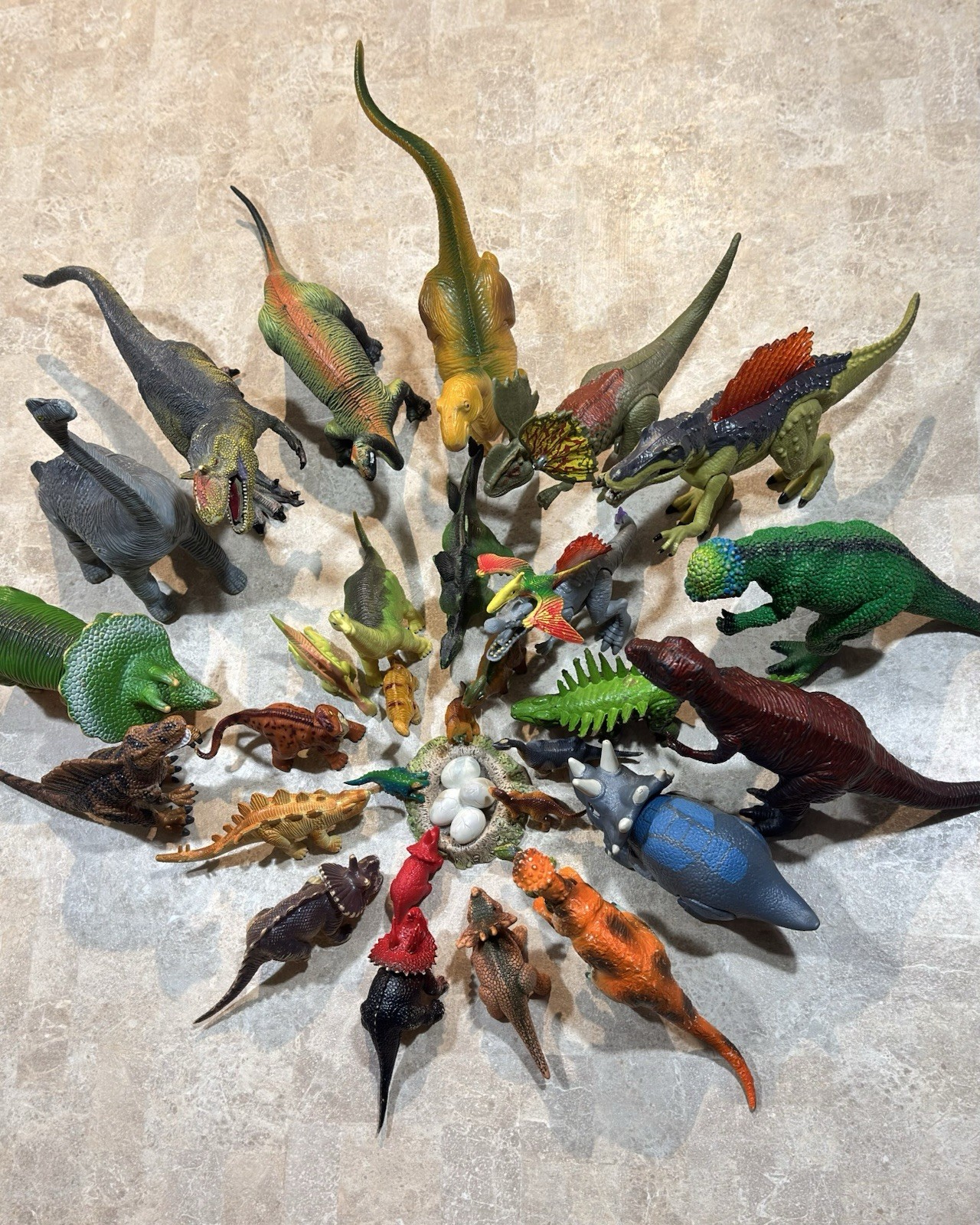 VINTAGE DINOSAUR LOT (30+ Pcs) — 1986, 90s & Modern — Museum of History