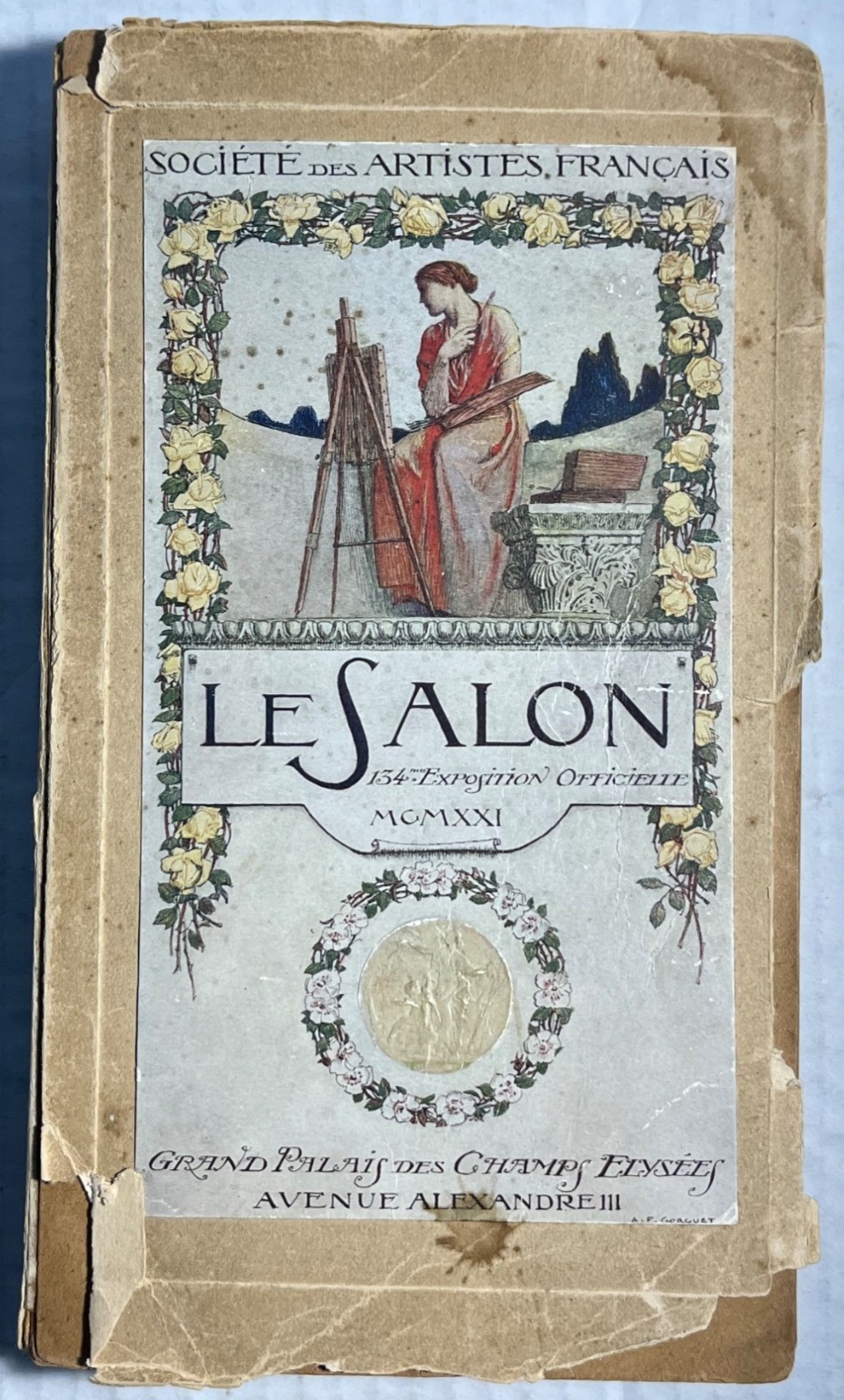 1921 Paris Salon des Artistes Francais Exhibition Catalog Grand Palais France 1921 Paris Salon des Artistes Francais Exhibition Catalog Grand Palais France