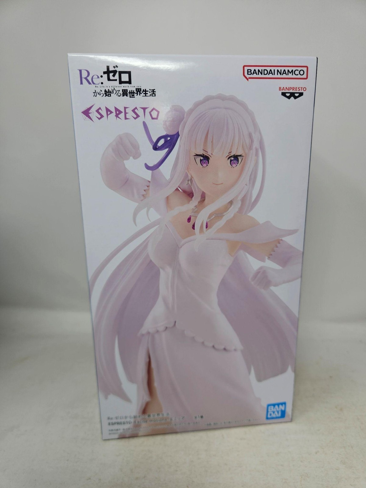 BANPRESTO Re:Zero ESPRESTO Emilia Anime PVC Figure New Boxed US Seller