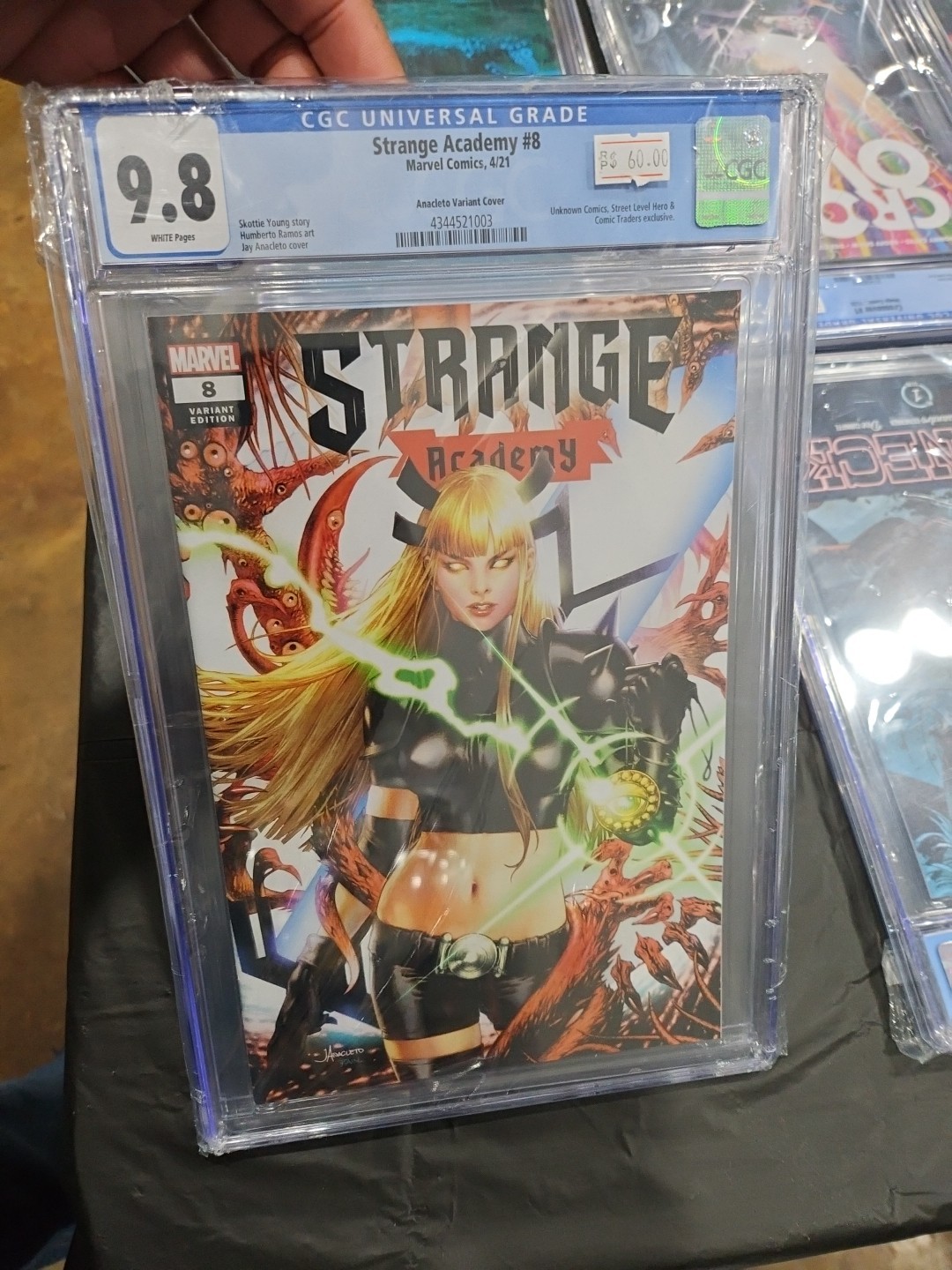 Strange Academy #8 CGC 9.8 Anacleto Virgin Variant Magik Marvel Doctor Strange Strange Academy #8 CGC 9.8 Anacleto Virgin Variant Magik Marvel Doctor Strange