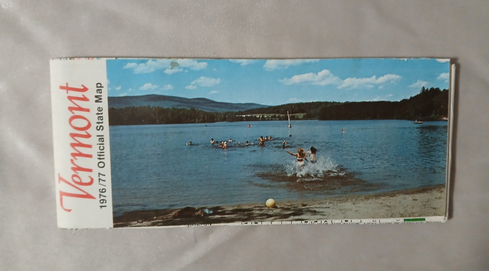 Vtg 1976/77 Vermont Official State Road Map Vtg 1976/77 Vermont Official State Road Map