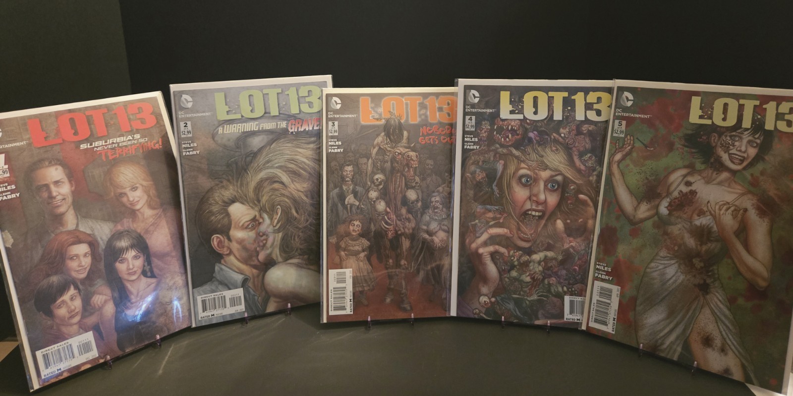 HORROR COMICS LOT 13 COMPLETE RUN 1-5 BY DC COMICS ALL NM