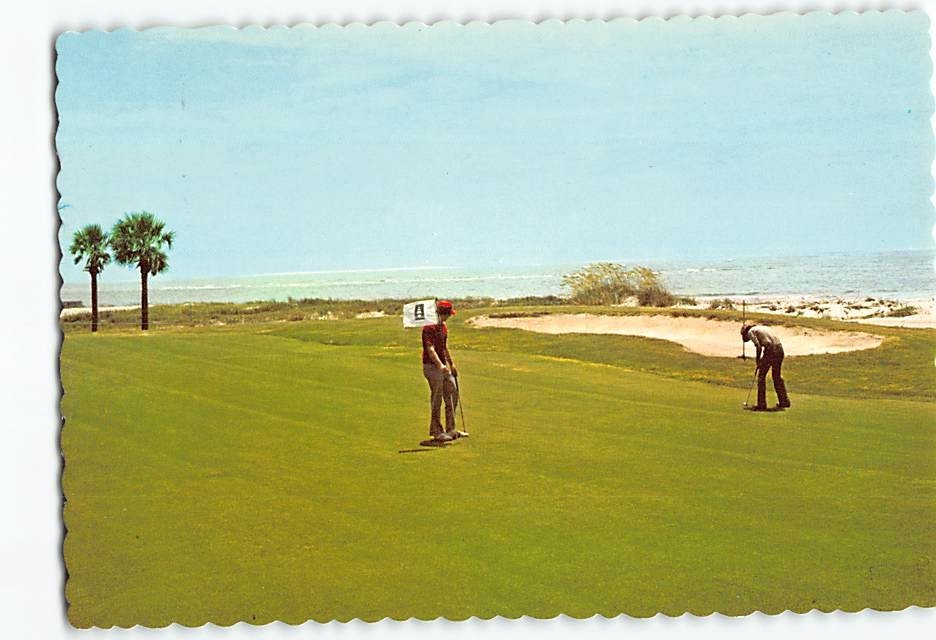 Postcard Eighteen Hole Championship Course Fripp Island South Carolina USA