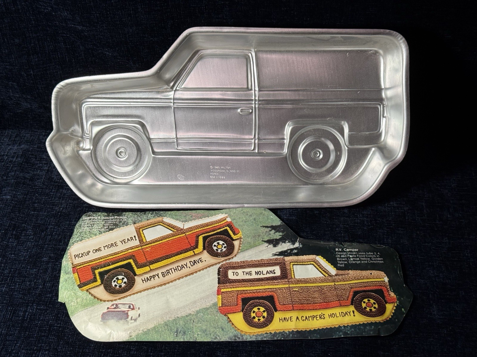 Wilton 1980 Free Wheelin\' 4x4 Truck Cake Pan 502-1565 Vintage Party Pan