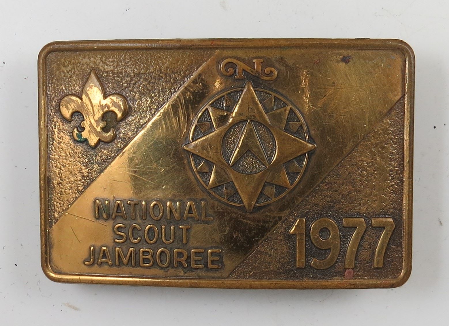 1977 National Scout Jamboree Belt Buckle [KS-600]