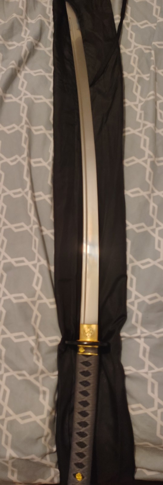 Battle Ready Katana Extremely Sharp Hair Shaving Sharp Not A Toy 1095 Steel