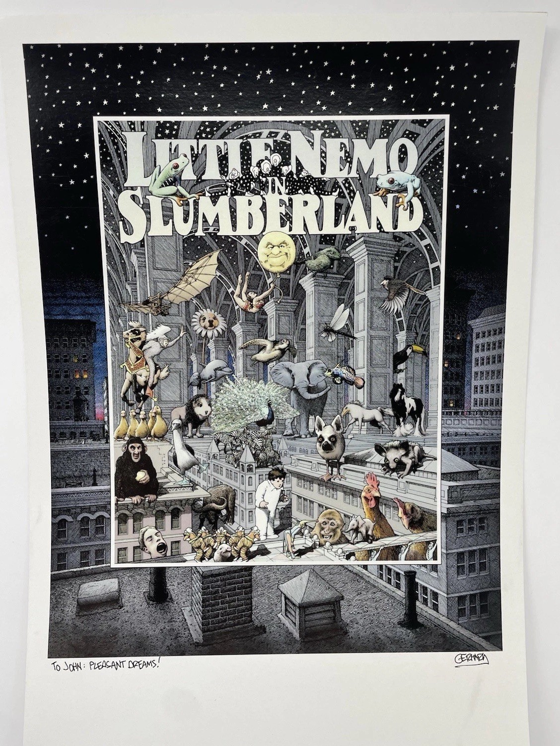 Little Nemo: Adventures in Slumberland Movie Print Poster Signed Gerhard Art