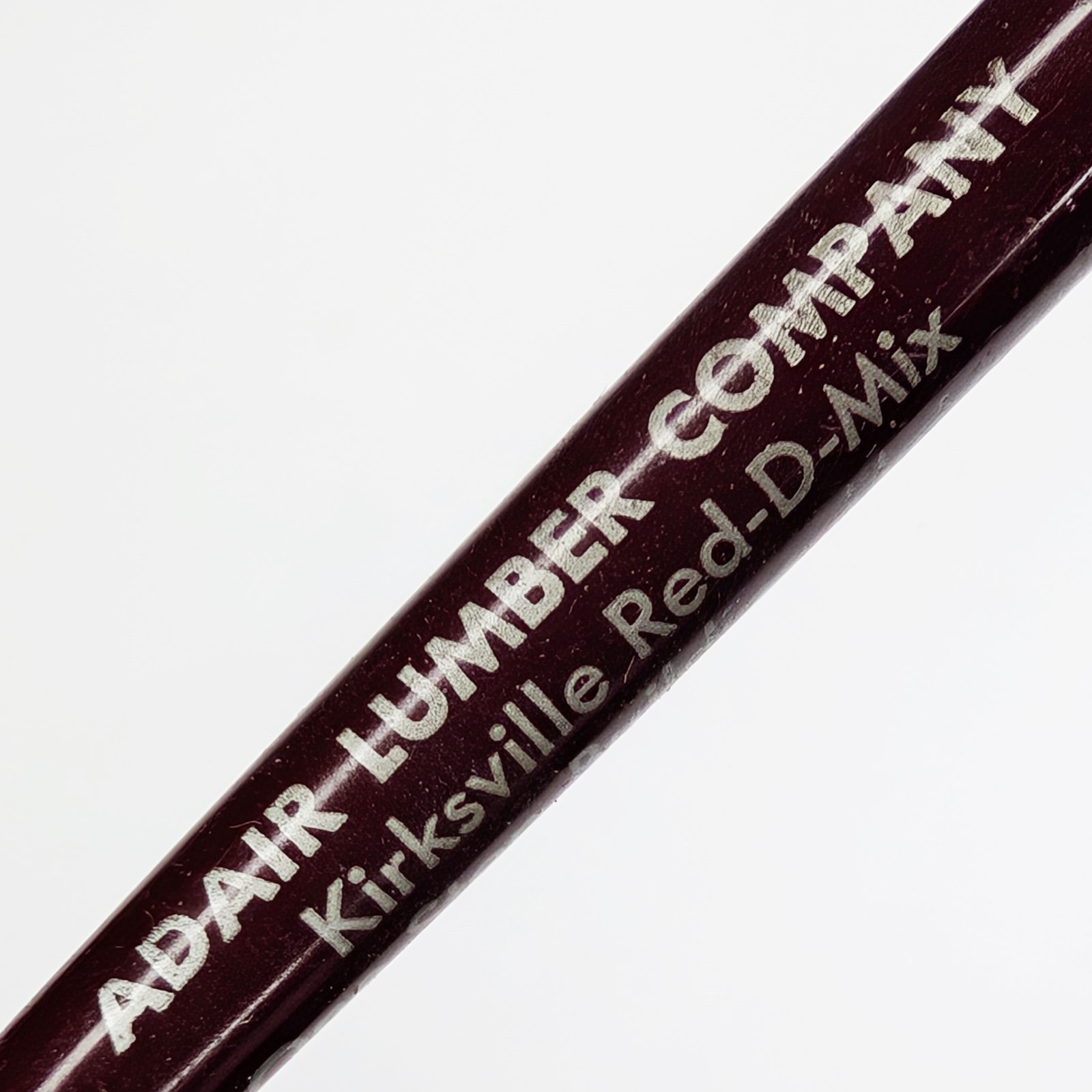 c1960s Kirksville Missouri Adair Lumber Company Red-D-Mix Advertising Pen MO G38