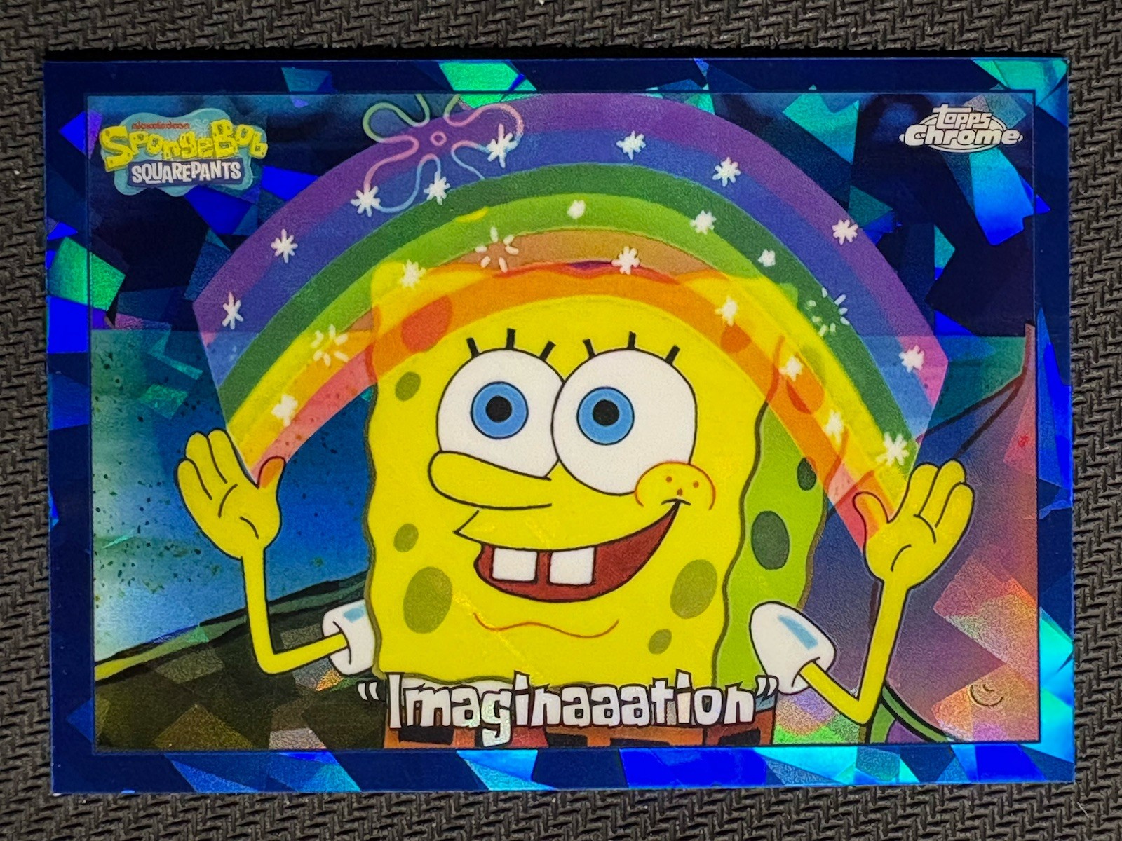 Topps 2025 Chrome Sapphire SpongeBob SquarePants #64 Imagination