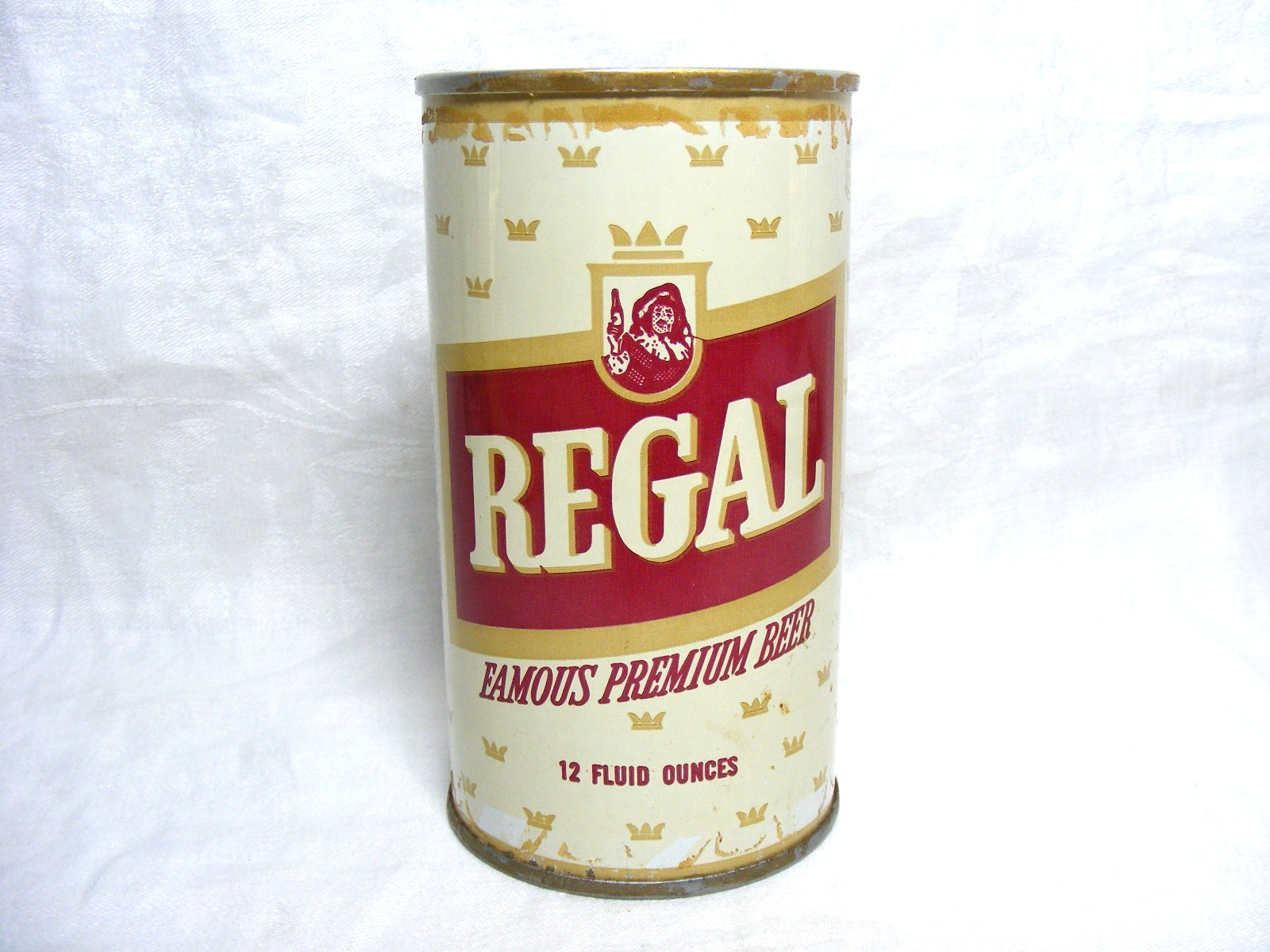 Vintage Steel Beer Can Regal Famous Premium Beer Associated Brewing Co. 12oz Vintage Steel Beer Can Regal Famous Premium Beer Associated Brewing Co. 12oz
