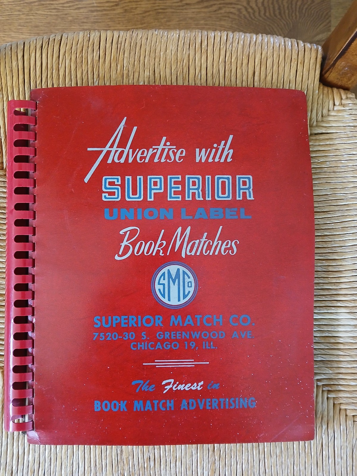 SUPERIOR MATCH CO. SALESMAN CATALOGUE#362 MATCHBOOK ADVERTIZING NICE