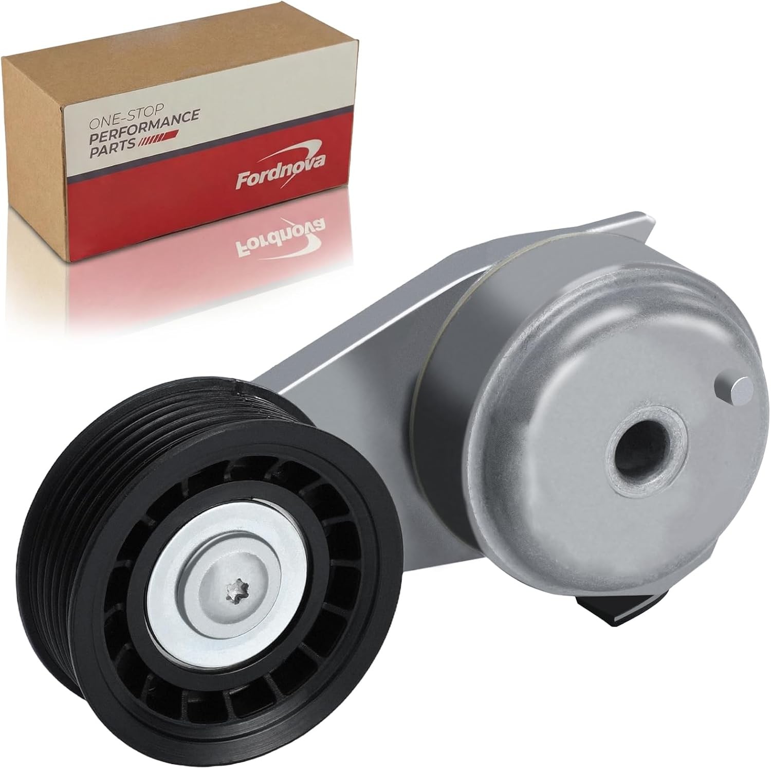 Fordnova Belt Tensioner Assembly with Pulley, 4.0L V6 OE# - Ford 2000-2011 4.0L