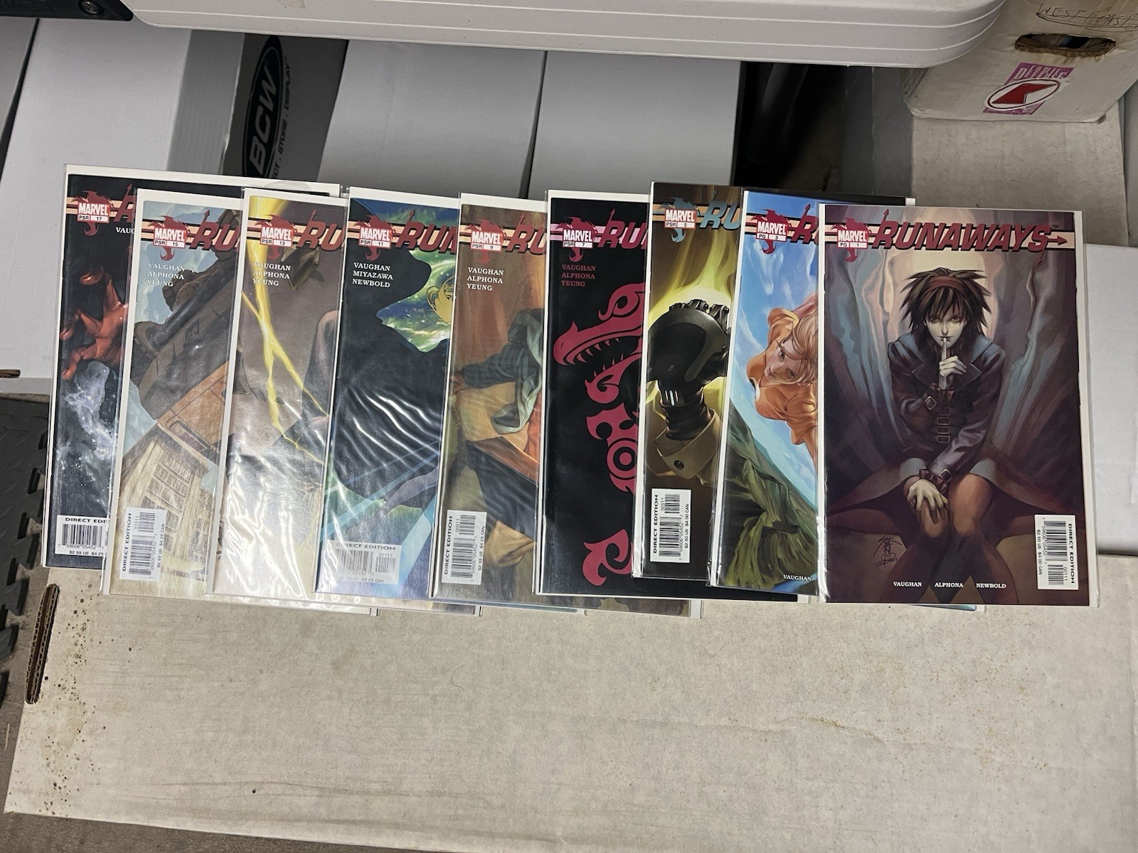 Marvel: Runaways #1-18 Full Set - Volume 1 - 2005 Vf/Nm