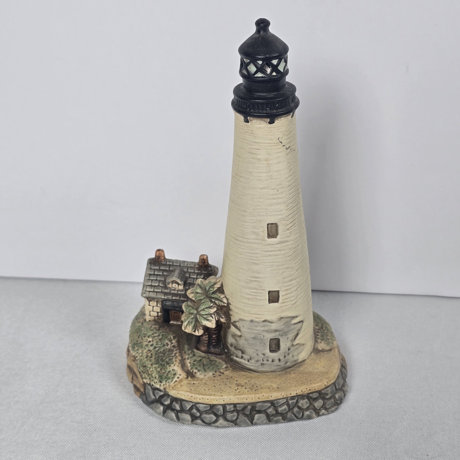 1993 Geo. Z. Lefton Historic CAPE FLORIDA Lighthouse Figure #01204  Hand Painted