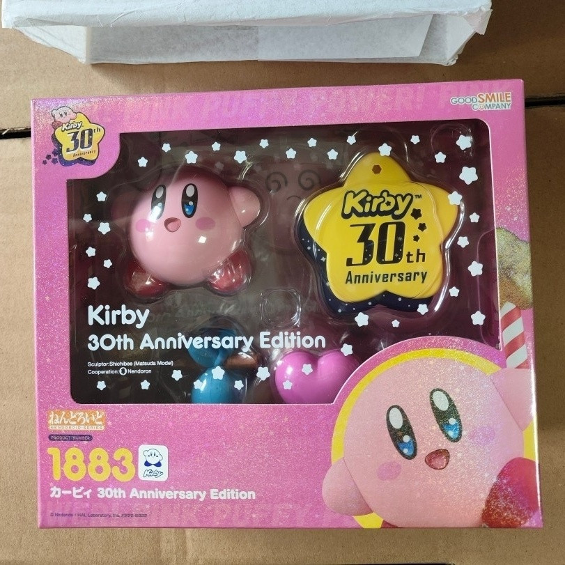 Nendoroid 1883 Kirby 30th Anniversary Ver Anime Figure Set Extra Face Parts