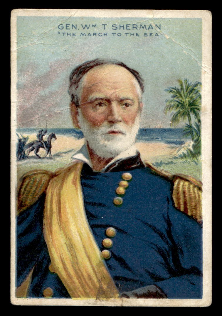 1911 American Tobacco Heroes/Men of History Gen. Wm. T. Sherman Royal Bengals
