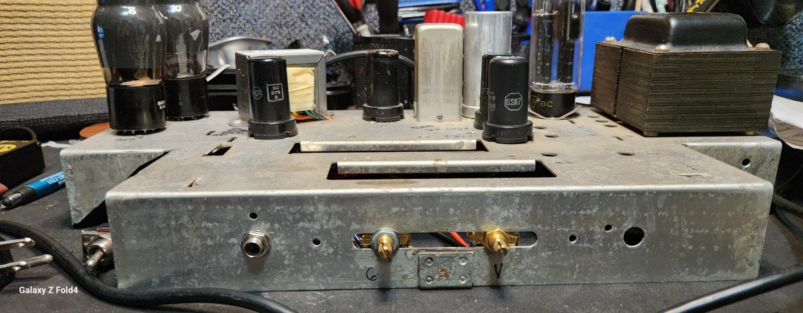 Vintage 5-Watt Single-Ended Tube Guitar Amp Project - Heavy Duty Parts & Chassis