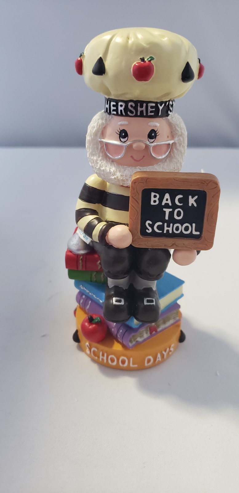 Kurt S. Adler Hershey\'s Chocolate Happy Back To School Figure & Tag. 1998