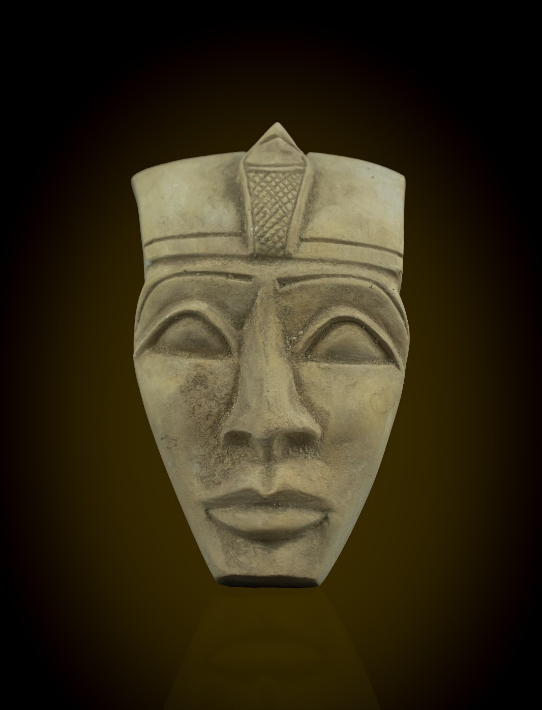 Rare Authentic Ancient Egyptian Antique Nefertiti Stone Mask Figure BC