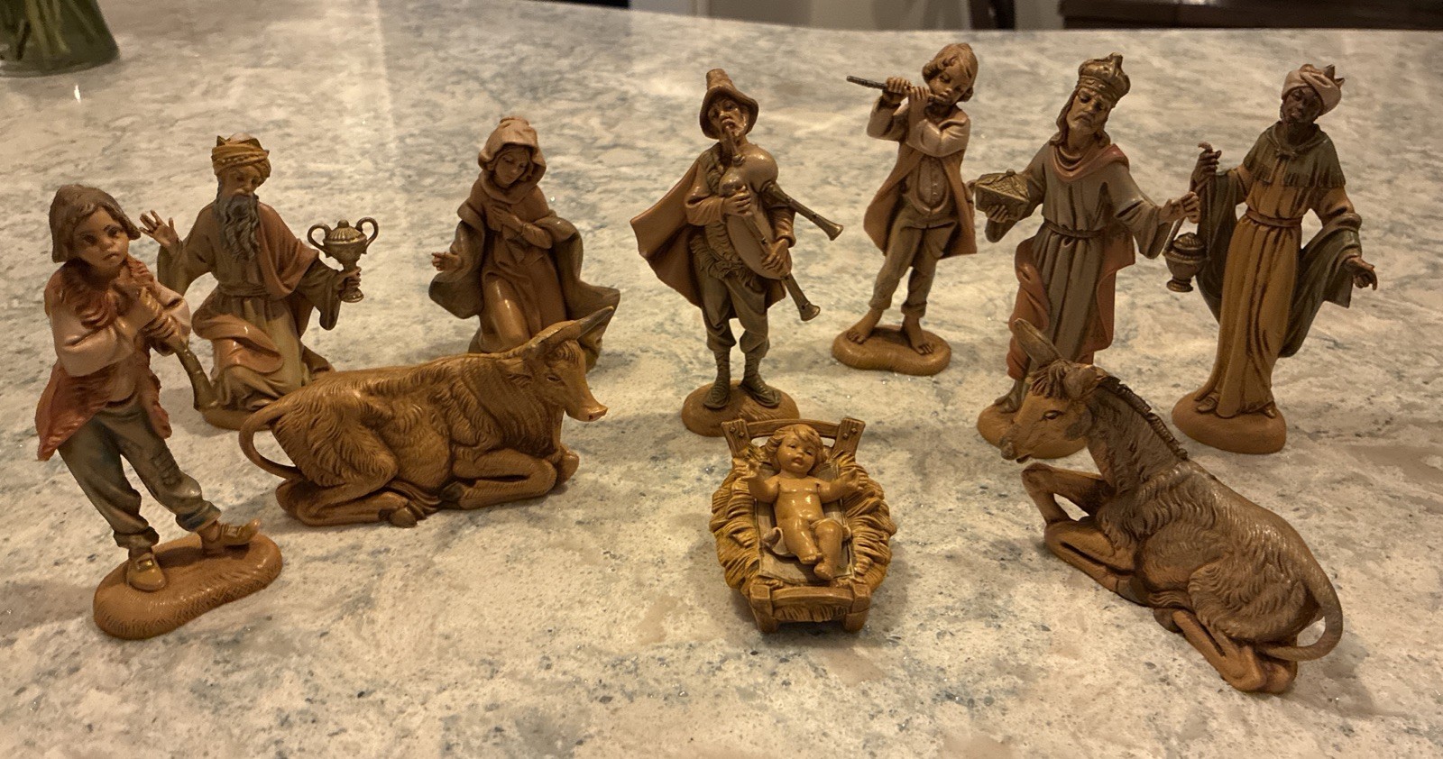 Set of 10 Fontanini Figurines 5\