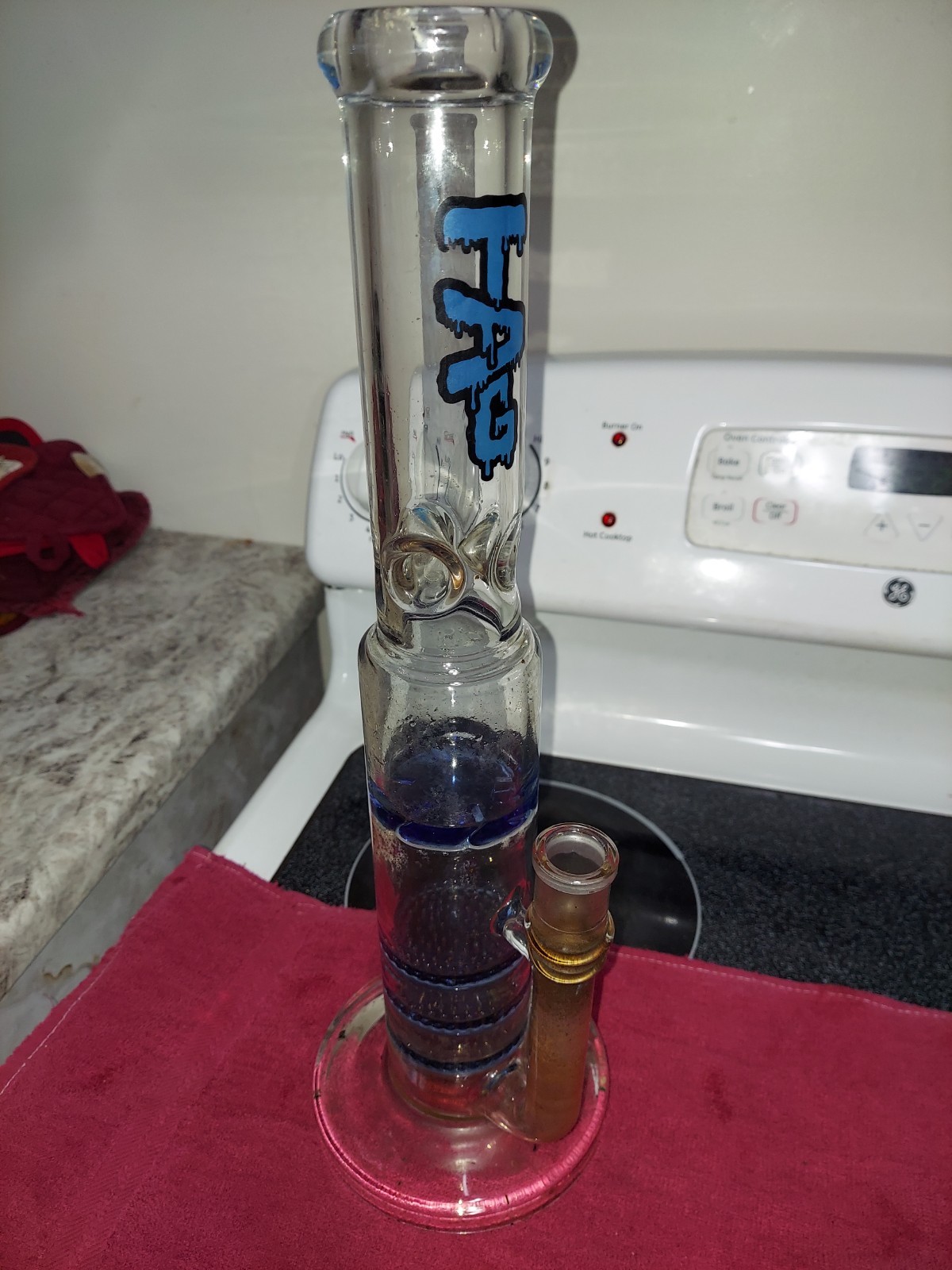 TAG 16inch Glass Water Pipe Bong