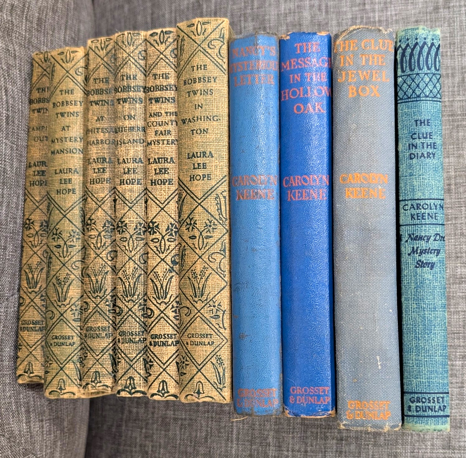 Nancy Drew & Bobbsey Twins Vintage Hardcover Book Lot - Keene & Hope