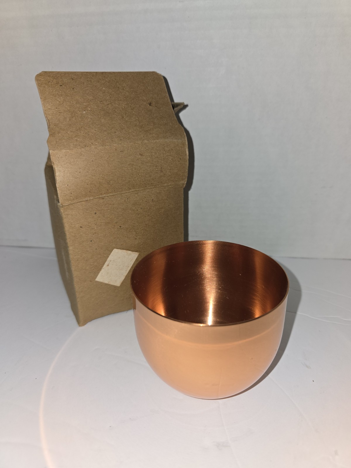 NOS Coppercraft Copper Moscow Mule Cups Vtg. 70's In Box Roly Poly