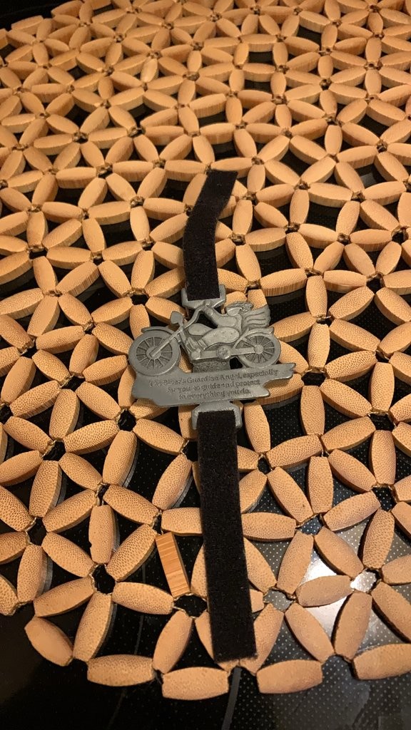 Motorcycle Guardian Plaque with Strap
