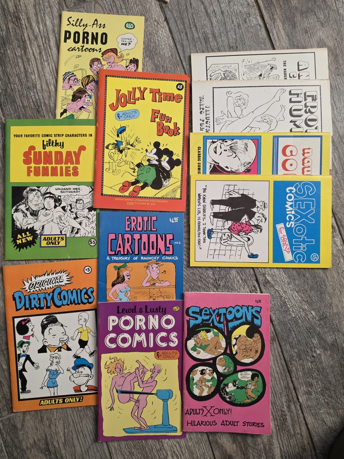 Adult Comics Sextoonsjolly Time Fun Book Sleaze Paperbacks