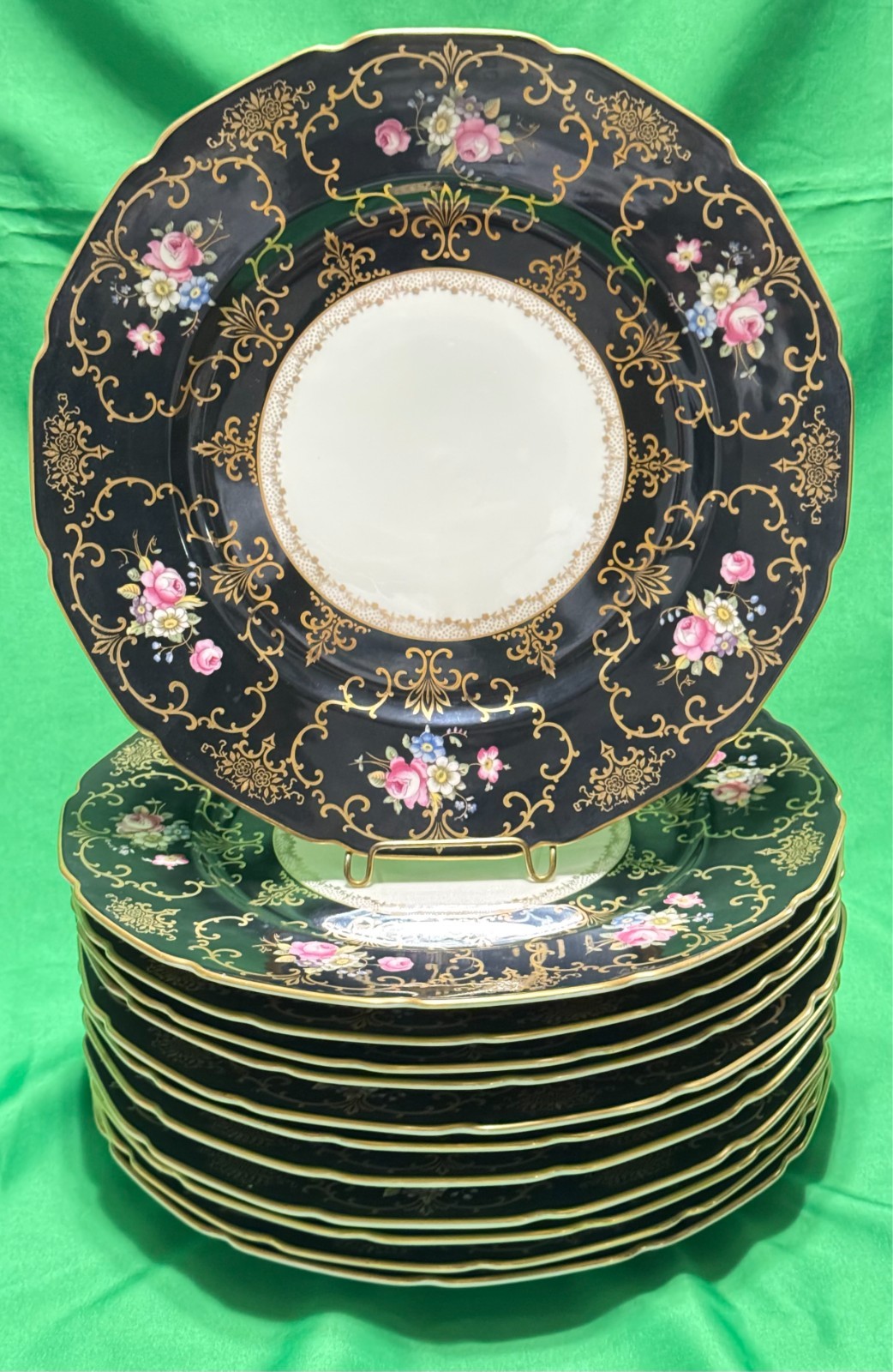 Rare  (12) Rosenthal Continental Ivory Bavaria Dinner Plate 10-1/2