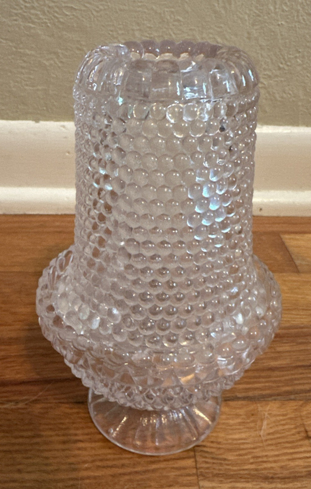 Vintage Clear Glass Fairy Lamp - Thousand Eye by Duncan Miller Vintage Clear Glass Fairy Lamp - Thousand Eye by Duncan Miller