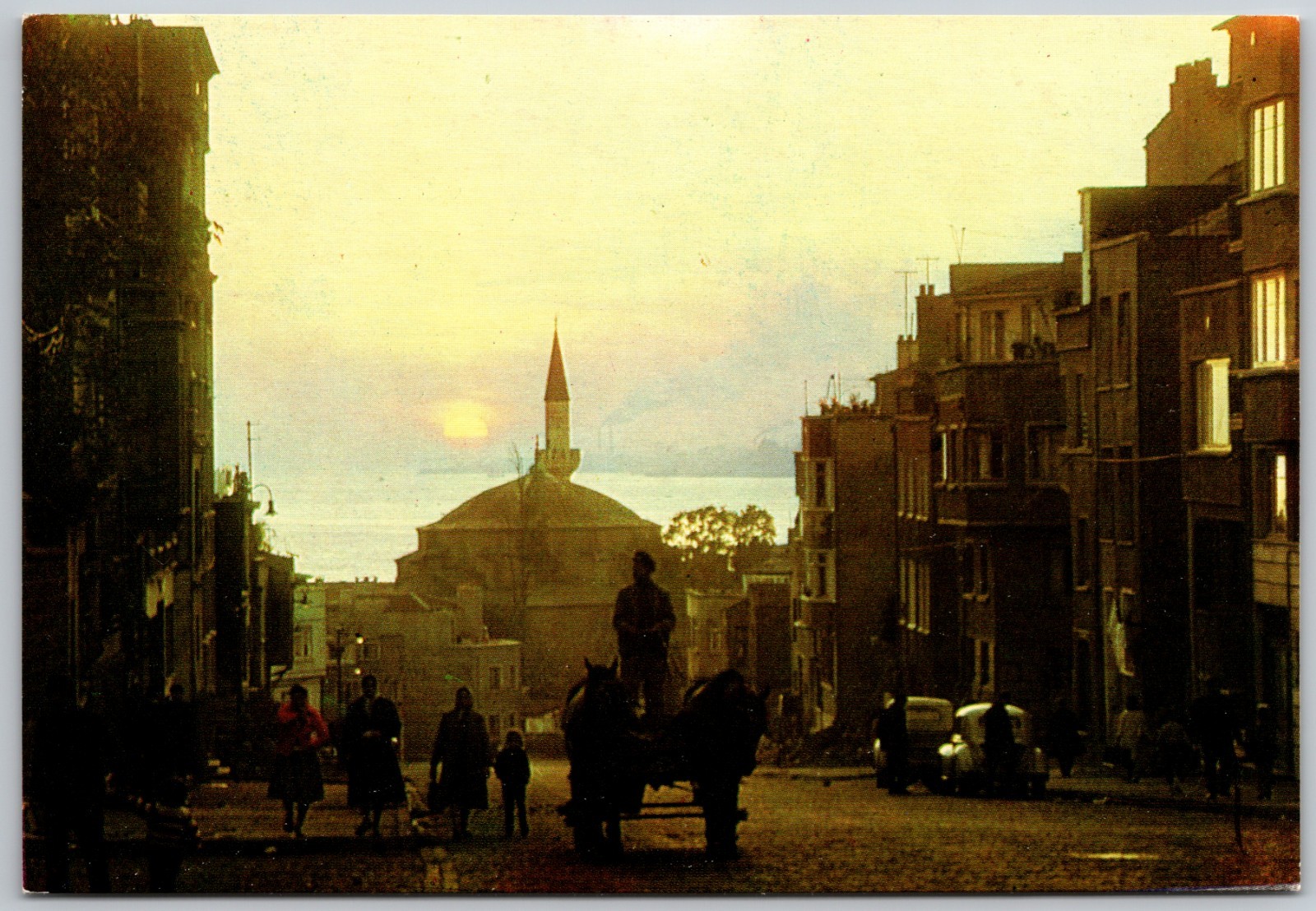 Istanbul Turkey - A View of City or A View from City (6X4 in) Postcard