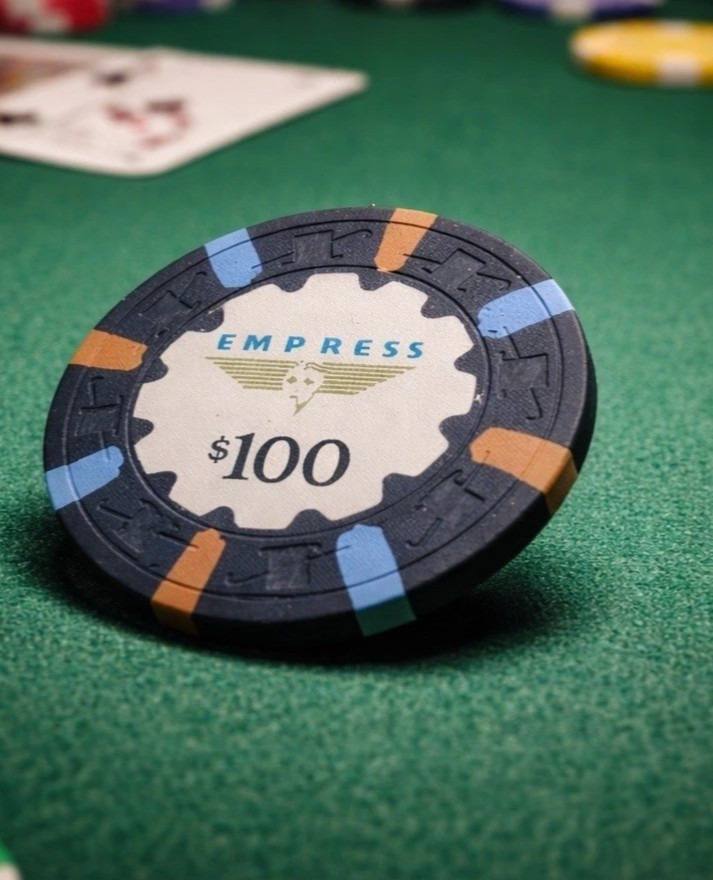 Empress Casino Joilet, IL  $100 Casino chip- Obsolete-Free Shipping