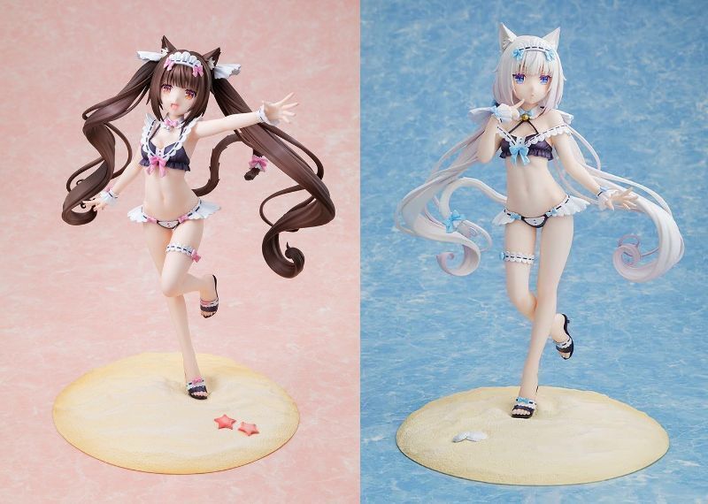 NEW KDcolle Nekopara Vanilla & Chocolat Maid Swimsuit ver. 1/7 scale Figure set