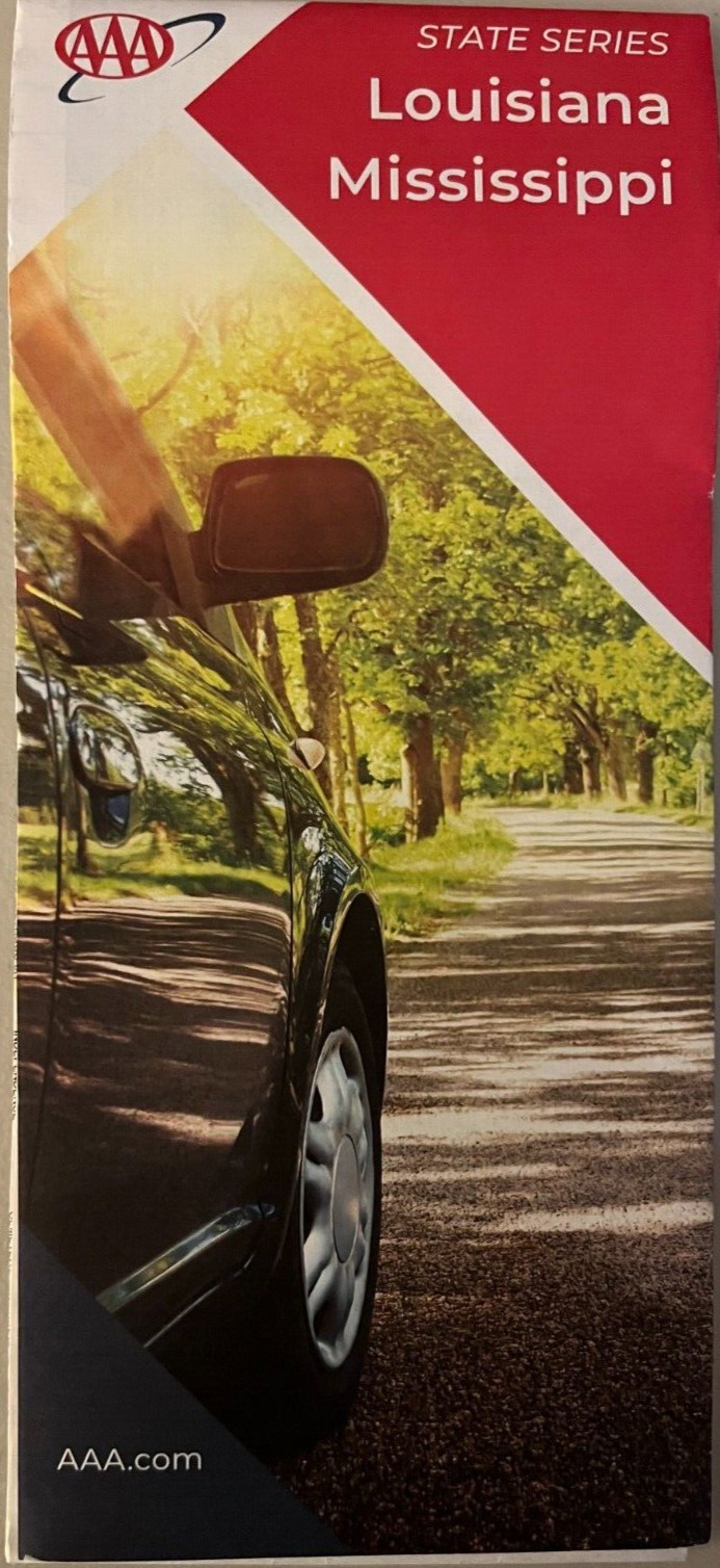 New AAA LOUISIANA & MISSISSIPPI STATE ROAD MAP Highway Tour LA/MS Biloxi 2024 New AAA LOUISIANA & MISSISSIPPI STATE ROAD MAP Highway Tour LA/MS Biloxi 2024
