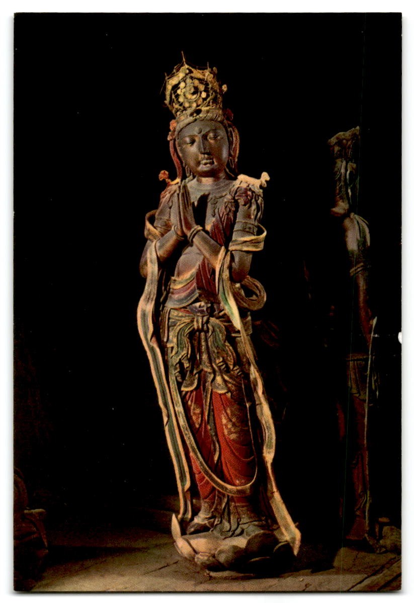 Sculpture Lower Hua-yan Monastery 916-1125 Postcard
