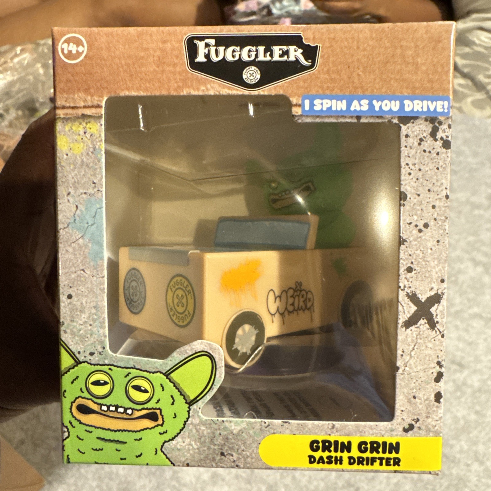 ZURU Fuggler Character Car Dash Drifter Toy Green Grin Grin Figure NIB