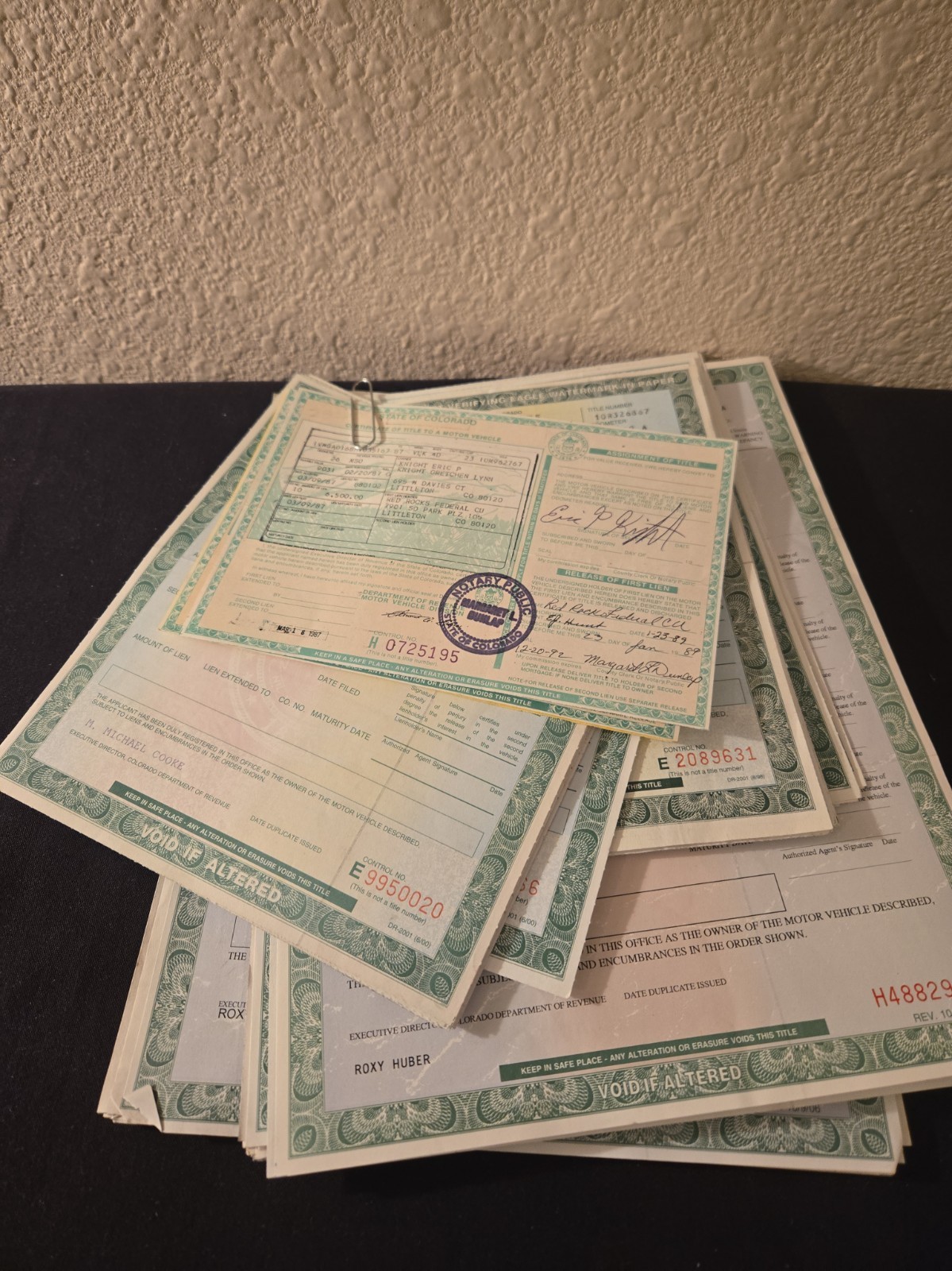 Vintage 1970\'s 1980\'s 1990\'s Forigen Bill Of Sales Lot Of 60