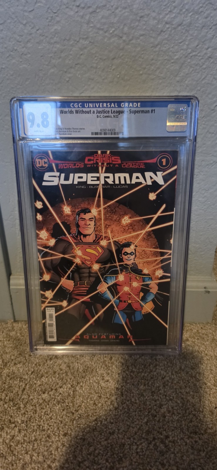 Dark Crisis: Worlds Without a Justice League - Superman #1 (2022) CGC 9.8