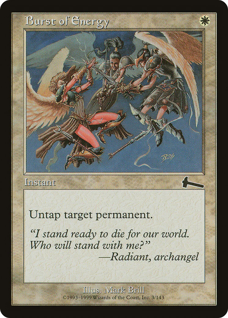 Burst of Energy [Urza's Legacy] Magic MTG