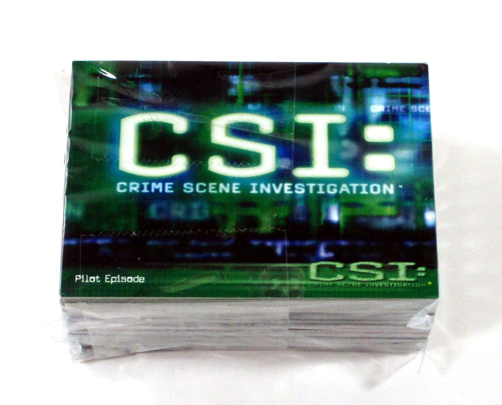 2003 Strictly Ink CSI: Crime Scene Investigation Season 1 Trading Card Set (100)