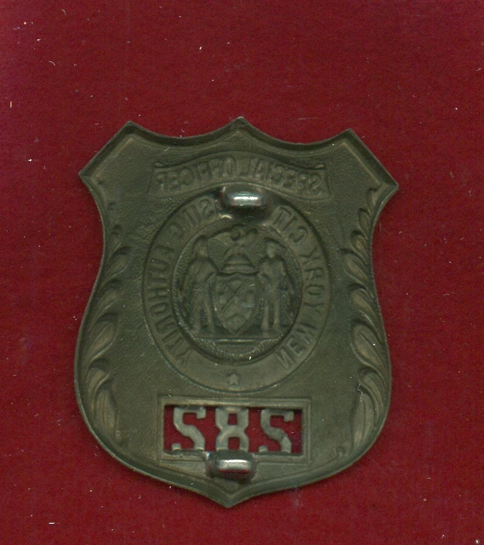 OBSOLETE VINTAGE  NEW YORK   SPECIAL OFFICER  badge