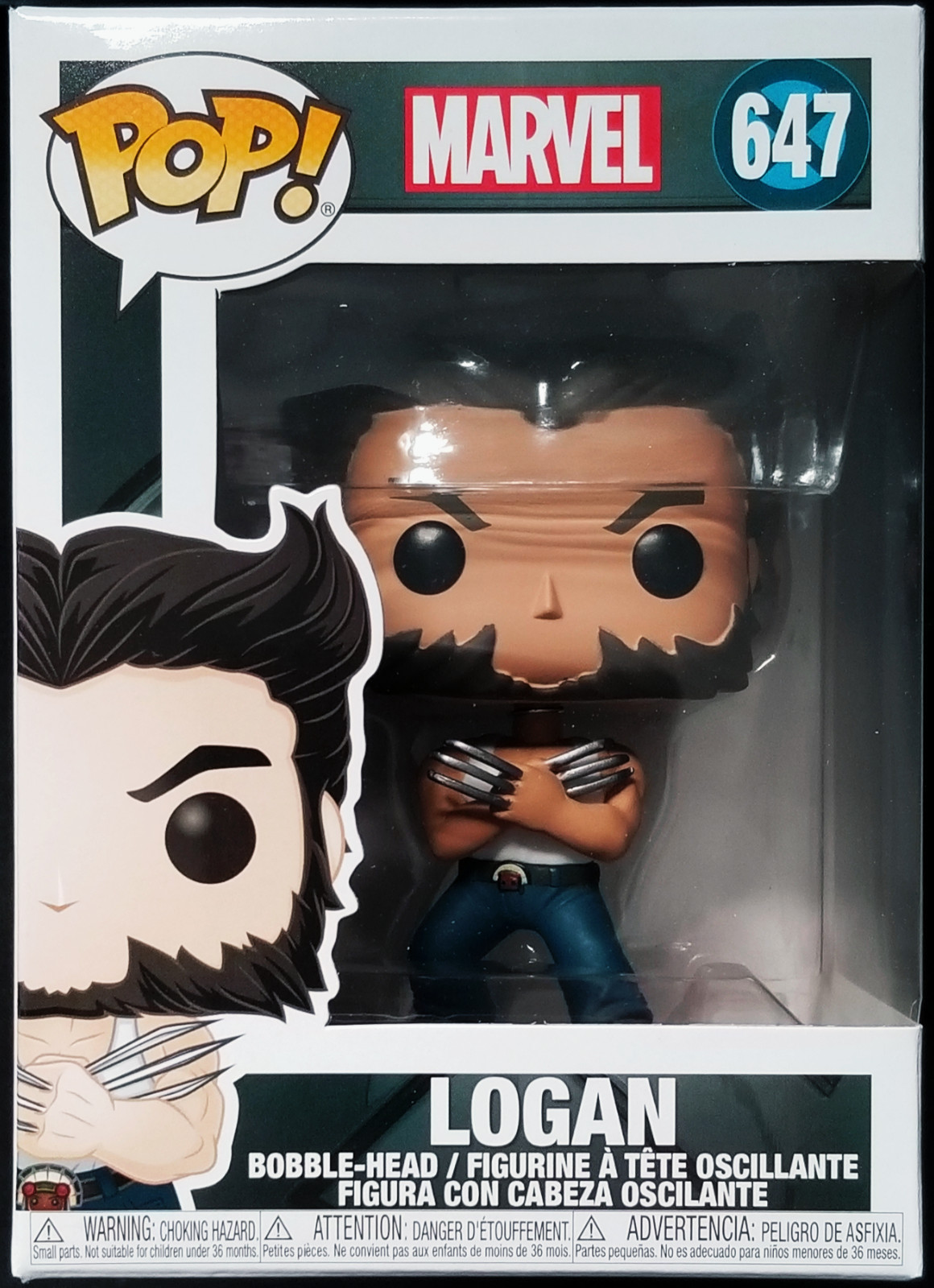 Funko Pop Marvel X-Men Logan in Tank Top #647 20th Anniversary Vinyl Figure